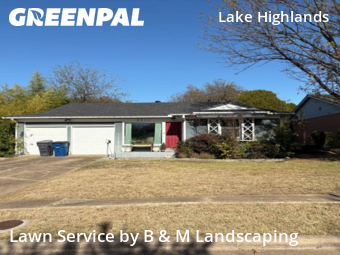 Backyard Landscaping In Dallas,75243,Landscaping Installation by B & M Landscaping, work completed in Dec , 2025