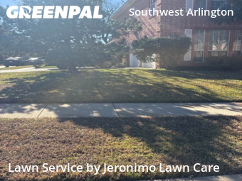 Backyard Landscaping In Arlington,76017,Landscaping Maintenance by Jeronimo Lawn Care , work completed in Jan , 2026