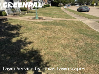 Lawn Upkeep in Rowlett, 75089, Lawn Mowing by Texas Lawnscapes, work completed in Dec , 2025