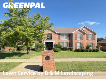 Grass Cutin Flower Mound,75028,Grass Cutting by B & M Landscaping, work completed in Dec , 2025