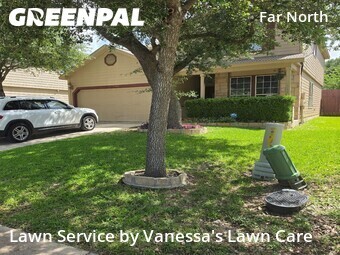 Lawn Mowing Servicein San Antonio,78260,Yard Cutting by Vanessa's Lawn Care , work completed in Jun , 2026