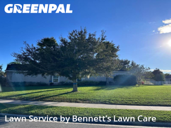 Front Yard Mowing in Palm Coast, 32137, Lawn Upkeep by Bennett’s Lawn Care , work completed in Nov , 2025