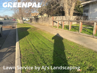 Work completed by professional-lawn-care-service-in-Merced-CA