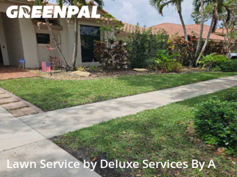Lawn Care Servicein Plantation,33322,Lawn Maintenance by Deluxe Services By A, work completed in Jan , 2026
