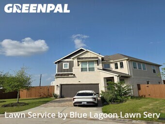 Grass Cuttingin Katy,77493,Lawn Mow by Blue Lagoon Lawn Serv, work completed in Jun , 2026