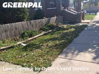 Lawn Cutin Cicero,60804,Lawn Cutting by Dylan's Yard Service , work completed in Dec , 2025