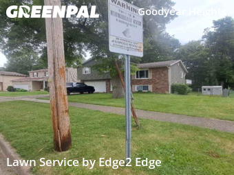 Front Yard Mowing in Tallmadge, 44278, Landscaping Maintenance by Edge2 Edge, work completed in Nov , 2025