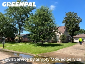 Yard Mowingin League City,77573,Lawn Care Service by Simply Mowed Service, work completed in Jun , 2026