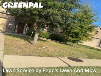 Lawn Care Servicein Rosenberg,77471,Grass Cut by Pepe's Lawn And Mow, work completed in Dec , 2025