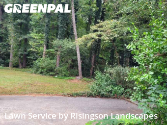 Backyard Mowing in Lilburn, 30047, Lawn Management by Risingson Landscapes, work completed in Nov , 2025