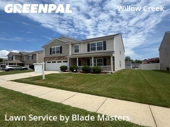 Lawn Mowingin Gastonia,28054,Grass Cutting by Blade Masters , work completed in Jul , 2026