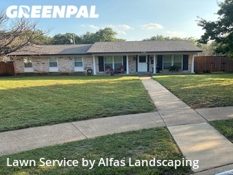 Lawn Maintenancein Richardson,75080,Lawn Mow by Alfas Landscaping, work completed in Jun , 2026