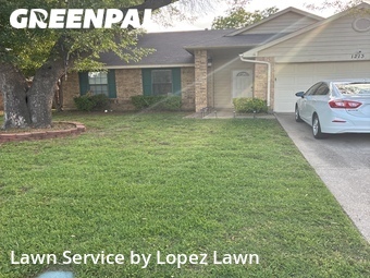 Lawn Cutin Flower Mound,75028,Lawn Maintenance by Lopez Lawn, work completed in Jun , 2026