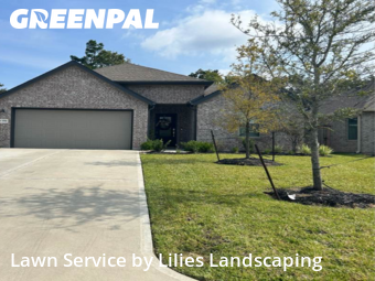 Yard Cuttingin Conroe,77301,Lawn Mowing Service by Lilies Landscaping, work completed in Dec , 2025