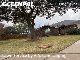 Yard Mowingin Katy,77493,Grass Cutting by V.A. Landscaping, work completed in Feb , 2026
