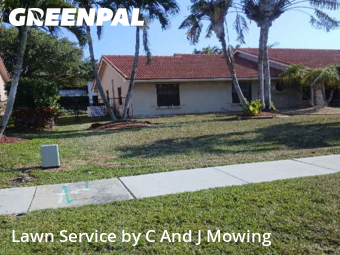 Grass Cuttingin Pembroke Pines,33029,Lawn Cut by C And J Mowing , work completed in Nov , 2025