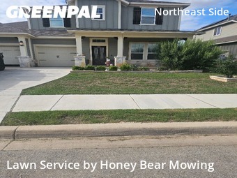 Lawn Mowin Schertz,78154,Lawn Maintenance by Honey Bear Mowing, work completed in Jun , 2026