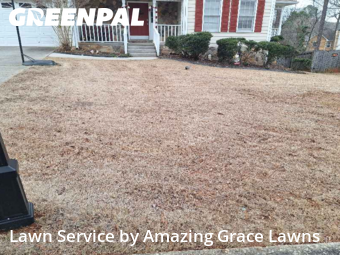 Lawn Cutin Lawrenceville,30043,Lawn Cutting by Amazing Grace Lawns, work completed in Feb , 2026