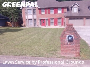 Yard Mowingin Marietta,30064,Yard Cutting by Professional Grounds, work completed in Jun , 2026