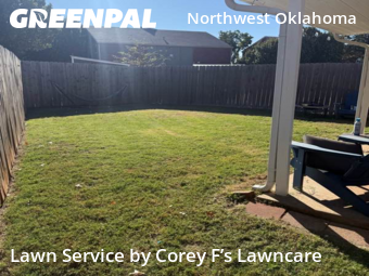 Affordable Landscaping In Oklahoma City,73120,Landscaping by Corey F’s Lawncare, work completed in Nov , 2025