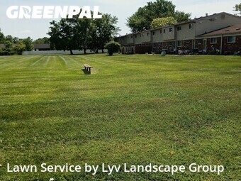 Completed mowing work