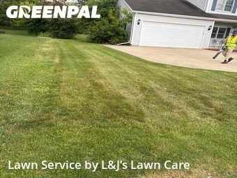 Yard Cuttingin Franklin,53132,Yard Cutting by L&J’s Lawn Care , work completed in Jun , 2026