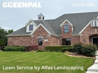 Yard Mowingin Lewisville,75056,Lawn Maintenance by Alfas Landscaping, work completed in Jun , 2026