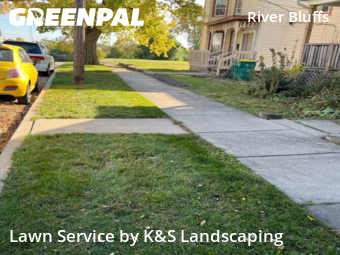 Grass Cutin Joliet,60436,Lawn Cut by K&S Landscaping, work completed in Nov , 2025