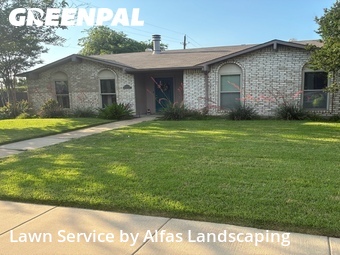Lawn Cutin The Colony,75056,Lawn Cut by Alfas Landscaping, work completed in Jun , 2026