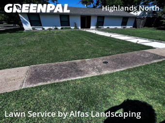 Lawn Cuttingin Dallas,75229,Lawn Maintenance by Alfas Landscaping, work completed in Nov , 2025