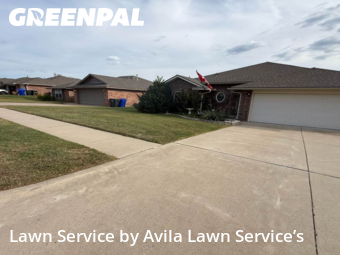 Yard Cuttingin Norman,73072,Lawn Mow by Avila Lawn Service’s, work completed in Dec , 2025