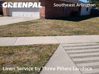 Grass Cutting in Arlington, 76002, Garden Trimming by Three Pillars Landsca, work completed in Oct , 2025
