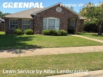 Lawn Carein Frisco,75035,Lawn Mowing by Alfas Landscaping, work completed in Jun , 2026