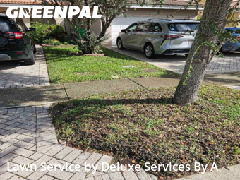 Lawn Servicein Sunrise,33351,Lawn Cut by Deluxe Services By A, work completed in Dec , 2025