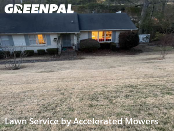 Lawn mowed in Mountain Brook, 35213