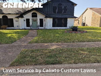 Grass Cutting in Cedar Hill, 75104, Lawn Mowing by Calixto Custom Lawns, work completed in Nov , 2025
