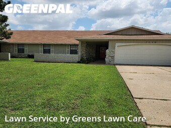 Residential Landscaping In Tulsa,74136,Landscaping Cleanup by Greens Lawn Care, work completed in Jul , 2026