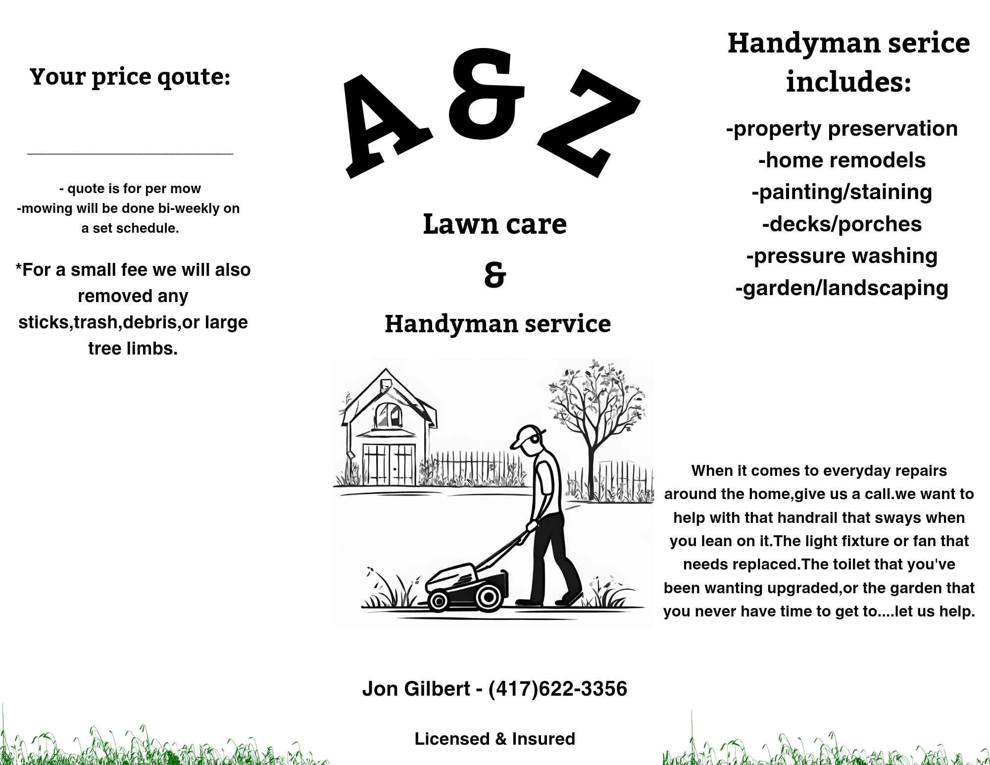 A&Z Lawn Care Llc Lawn Care Services in Joplin, MO