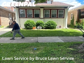 Yard Cuttingin Oak Park,60302,Grass Cutting by Bruce Lawn Service, work completed in Jul , 2026