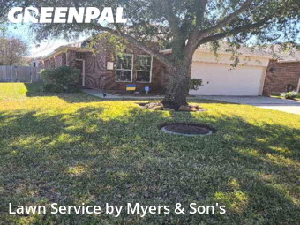 Lawn Mowing Servicein Spring,77379,Lawn Service by Myers & Son's, work completed in Feb , 2026