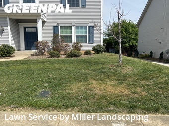Lawn mowed in Concord, 28025