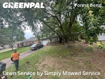 Lawn Cutin Friendswood,77546,Lawn Cutting by Simply Mowed Service, work completed in Jun , 2026