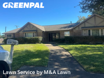 Yard Mowingin League City,77573,Lawn Care Service by M&A Lawn, work completed in Dec , 2025