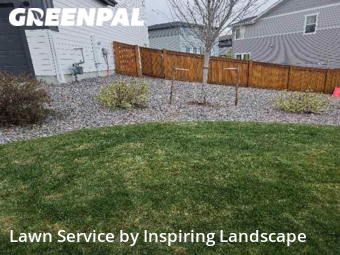 Lawn Servicein Castle Pines,80108,Grass Cutting by Inspiring Landscape, work completed in Nov , 2025