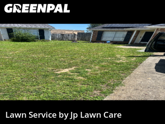 Completed mowing work