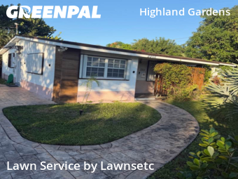 Yard Mowingin Hollywood,33020,Yard Mowing by Lawnsetc, work completed in Jan , 2026