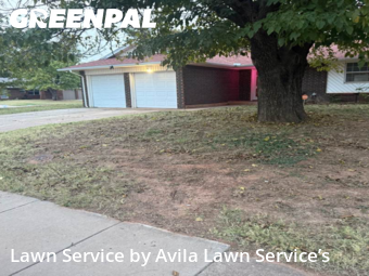 Lawn Maintenancein Edmond,73003,Grass Cut by Avila Lawn Service’s, work completed in Dec , 2025