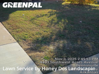 Grass Care in Bentonville, 72712, Grass Services by Honey Dos Landscapin, work completed in Dec , 2025