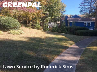 Lawn Maintenance in Duluth, 30096, Front Yard Mowing by Roderick Sims, work completed in Nov , 2025