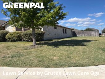 Yard Mowingin New Braunfels,78130,Yard Mowing by Grutas Lawn Care Ogs, work completed in Dec , 2025